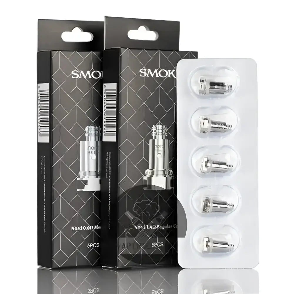 IVG SMOK Nord RPM & Regular Replacement Coils Pack of 5, 0.8 ohm mesh vape coils for smooth vaping experience.