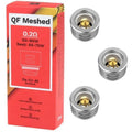 IVG Vaporesso QF Meshed 0.2Ω replacement coil for vaping devices, shown in the image with coil details and packaging.