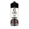 IVG Core Dinner Lady Grape Vine 120ml freebase e-liquid bottle, 3mg or 6mg vape juice with purple grape and vine imagery.
