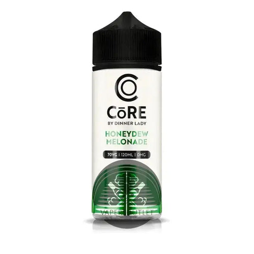 IVG Core by Dinner Lady Honeydew Melonade 120ml freebase e-liquid for vaping, featuring fresh honeydew and melon flavors.