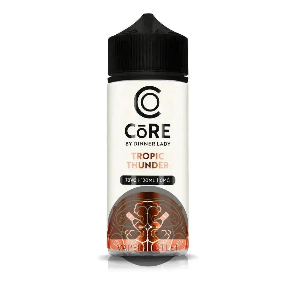 Core by Dinner Lady Tropic Thunder vanilla custard vape juice in 120ML freebase e-liquid bottle by IVG.