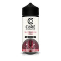 IVG Core by Dinner Lady Watermelon Chill 120ML Freebase E-Liquid bottle with watermelon flavor and vibrant label.