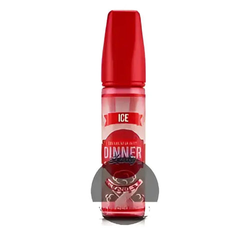 IVG Dinner Lady Strawberry Bikini 60ml shortfill e-liquid bottle with colorful label, showcasing strawberry flavor for vaping.