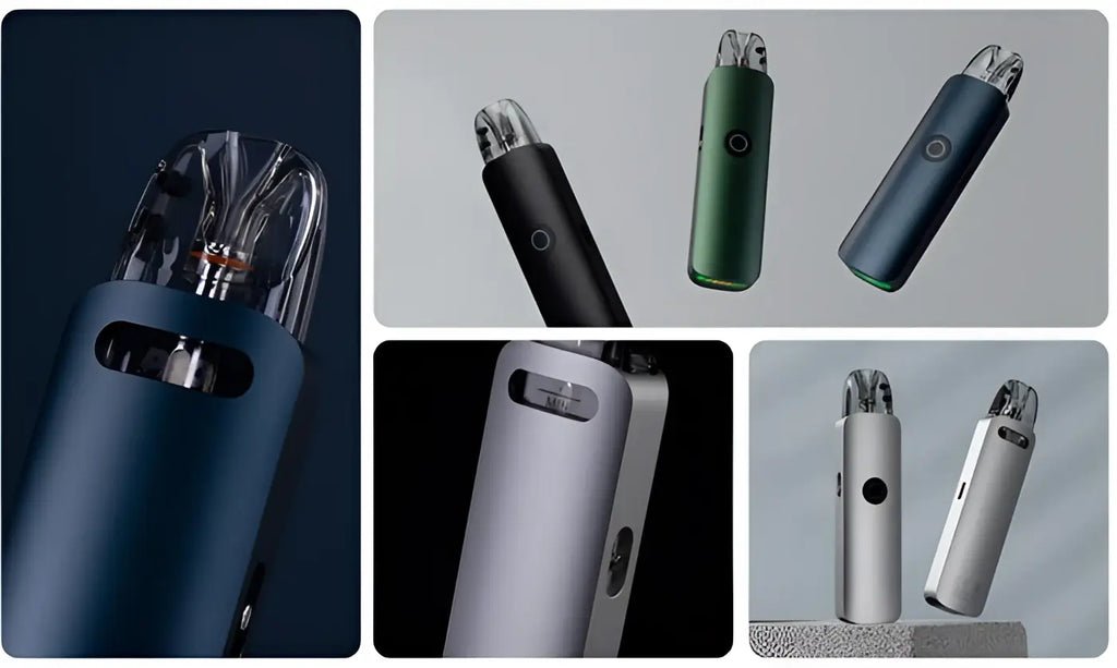 IVG Uwell Caliburn G4 Classic Pod System Vape Kit with 1400mAh battery and 3ml pod, in alpine green, displayed on a white background.