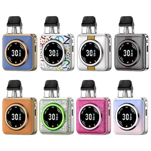 IVG Vaporesso XROS 5 Nano Pod Kit with sleek Damascus Silver design, compact vape device for easy vaping.