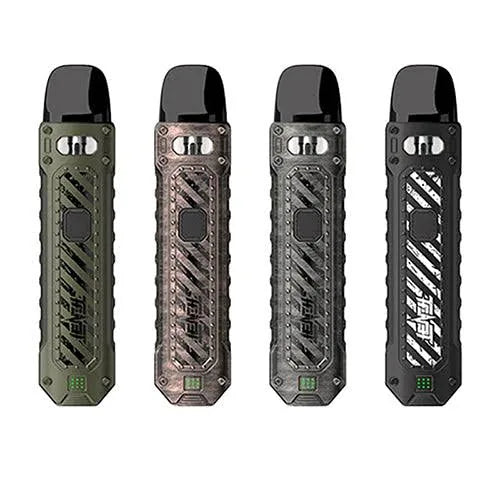 IVG Uwell Caliburn TENET Pod Kit with 16W power and 750mAh battery, featuring sleek design and compact vape device.