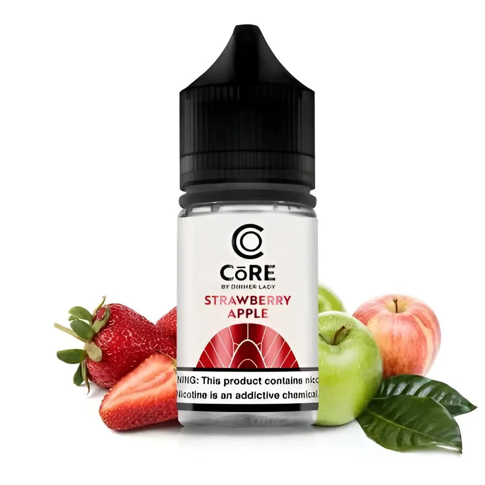 IVG Core Salt by Dinner Lady Strawberry Apple NIC Salt vape e-liquid 30ml in 20MG, 30MG, 50MG nicotine strength.