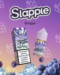 IVG Slapple Grape Nic Salt Vape Juice 30ML bottle with 30MG and 50MG nicotine, designed for vaping.