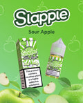 IVG Slapple Sour Apple Nic Salt vape juice bottle, 30ml, available in 30mg and 50mg nicotine strength, for vaping.
