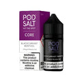 IVG Pod Salt Core Blackcurrant Menthol nicotine salt vape juice in 30ml bottle, available in 25mg and 50mg strengths.