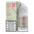 IVG Pod Salt Nexus Fresh Raspberry Mojito 30ml nic salt vape juice bottle with raspberry and mint flavor for vaping.