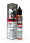 IVG SaltNic Labs Mix Iced Black Cherry nicotine salt vape juice in 30ml bottle with black cherry flavor and 25mg nicotine strength.