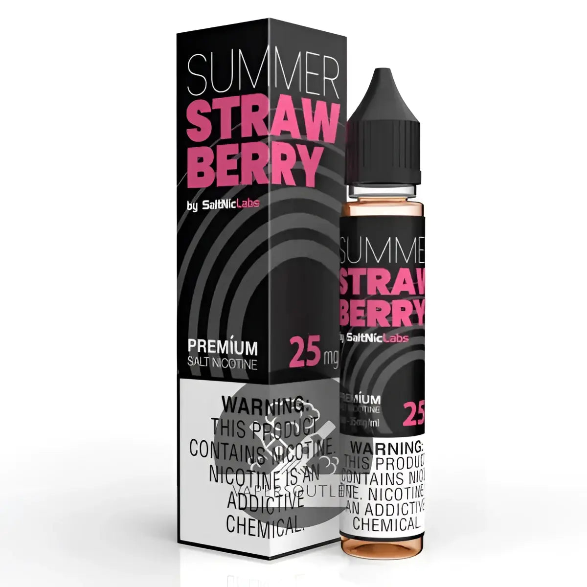 IVG SaltNic Summer Strawberry vape juice in 30ml bottle, 25mg or 50mg nicotine salt e-liquid from Luxe Vape India