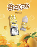 IVG Slapple Mango Nic Salt vape juice 30ML bottle with Mango flavor, available in 30MG and 50MG nicotine strength.