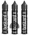IVG Bastard Salts Barbatos RY4 Tobacco Nic Salt vape juice 30ml in 35mg and 50mg bottles, featuring tobacco and caramel flavors.