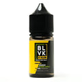 IVG BLVK Yellow Mango Grape Apple Ice Nic Salt e-liquid bottle, 30ml, 35mg or 50mg nicotine strength, for vape devices.