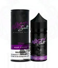 IVG Nic Salt vape juice in Nasty ASAP Grape flavor, 30ml bottle with 35mg or 50mg nicotine, featuring colorful grape images.
