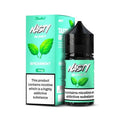 IVG Nasty Burst Spearmint Nic Salt vape juice bottle, 30ml, available in 35mg and 50mg nicotine options, with mint flavor.