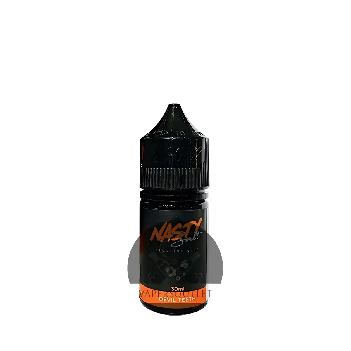 IVG Nasty Juice Devil Teeth 30ML Nic Salt vape juice in 35MG and 50MG, featuring vibrant packaging and branding.