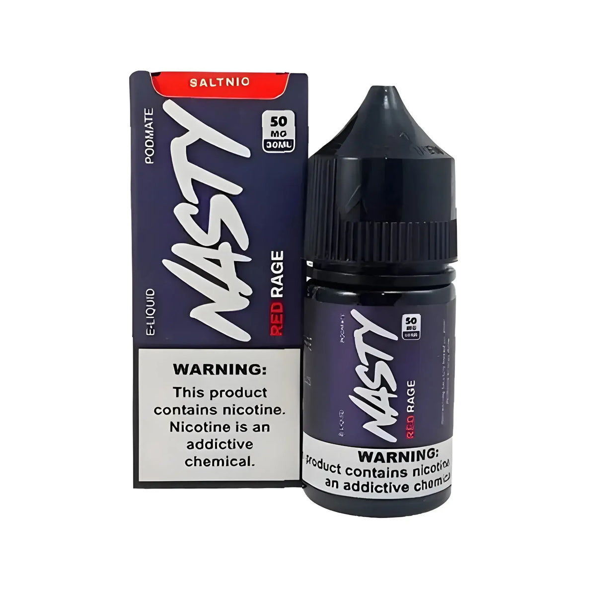 IVG Nasty Juice Red Rage Nic Salt 30ml vape juice with 35mg and 50mg nicotine, ideal for flavorful vaping experiences