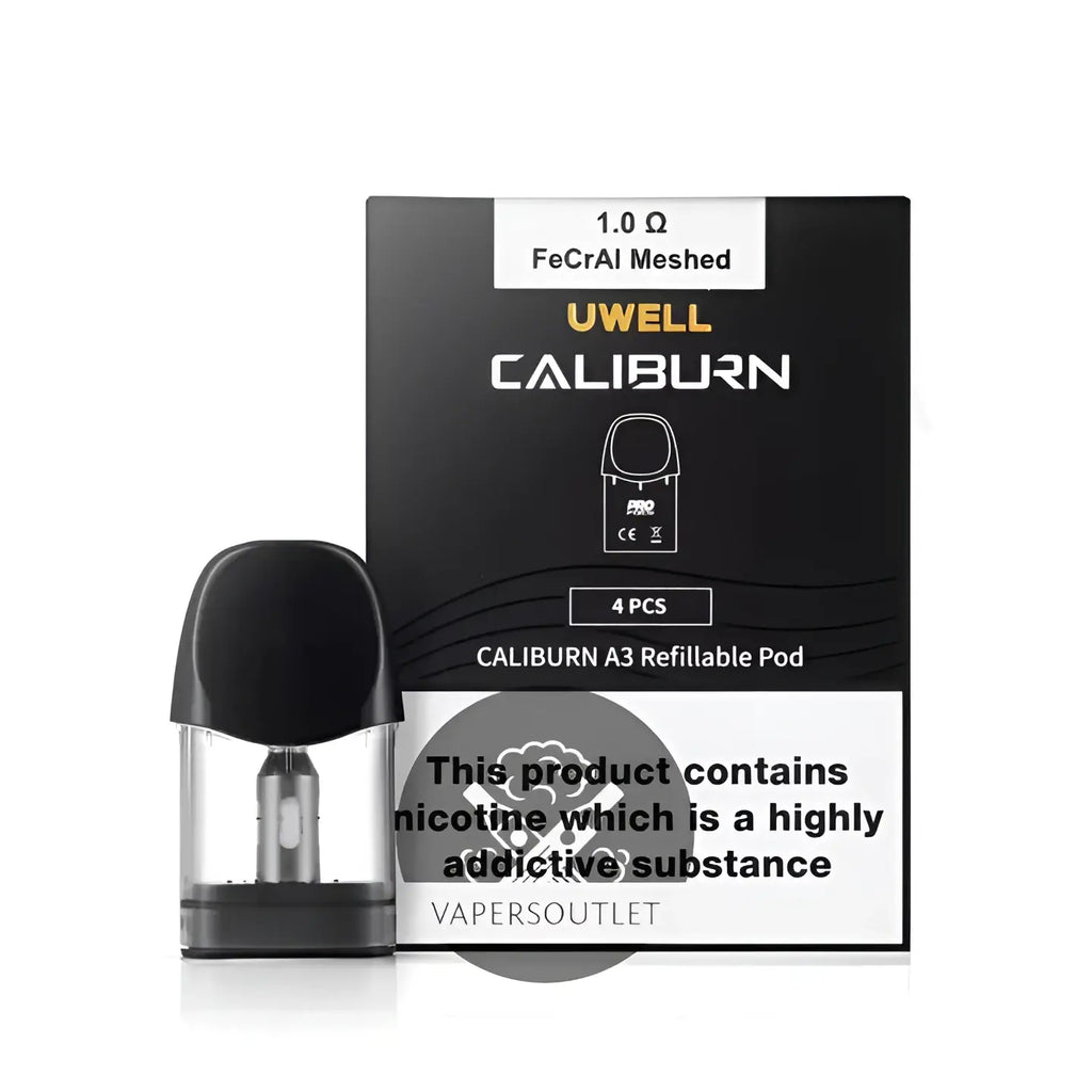 IVG replacement vape pod for Uwell Caliburn A3 and AK3, designed for easy refill and optimal flavor, by Luxe Vape India