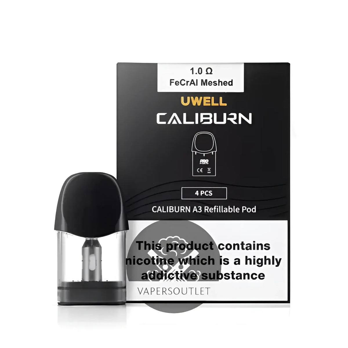 IVG replacement vape pod for Uwell Caliburn A3 and AK3, designed for easy refill and optimal flavor, by Luxe Vape India