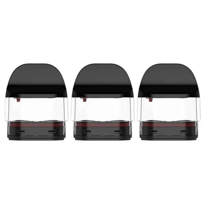 Two IVG SMOK Nord 6 empty replacement pods for vape devices, shown in black with clear e-liquid windows.