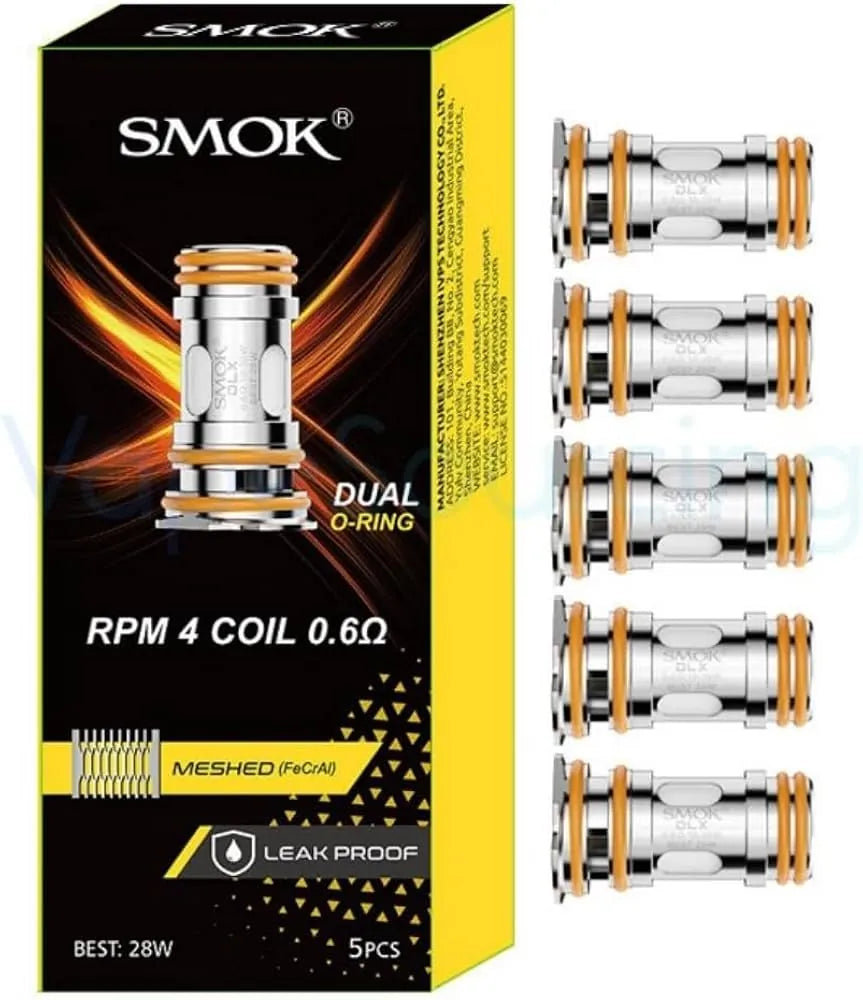 IVG SMOK Nord 6 RPM 4 Mesh replacement coil, 0.6Ω and 0.15Ω, for vape devices, shown in the image.